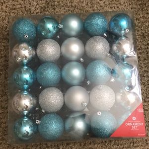 Blue and Sliver Ornaments